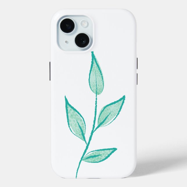 Funda De Case-Mate Para iPhone Fondo con patrón floral lindo (Reverso )