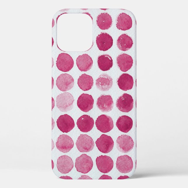 Funda De Case-Mate Para iPhone Fondo de acuarela artística con salpicaduras (Reverso )