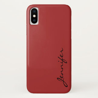 Funda Para iPhone X Fondo de color de grabación automática