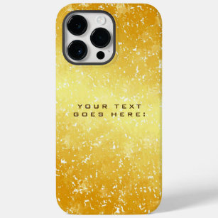Funda Para iPhone 14 Pro Max De Case-Mate Fondo de color de oro especial sencillo