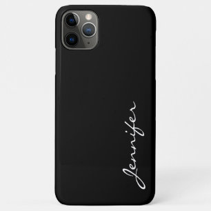 Funda Para iPhone 11 Pro Max Fondo de color negro