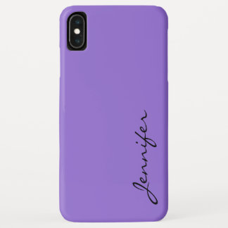 Funda Para iPhone XS Max Fondo de color negro pastel