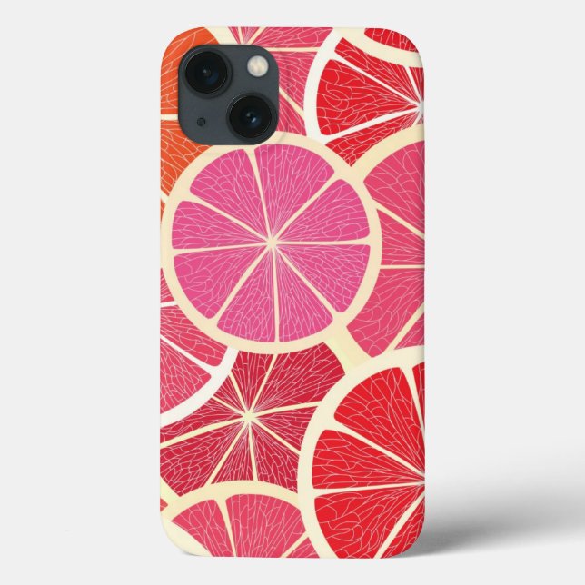 Funda De Case-Mate Para iPhone Fondo de cosecha de pomelo (Reverso)