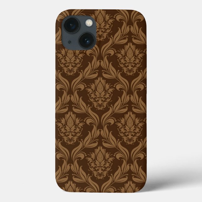 Funda De Case-Mate Para iPhone Fondo de Damasco 2 (Reverso)