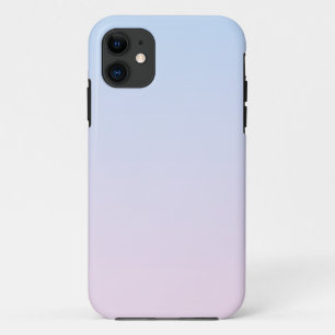 Funda Para iPhone 11 Fondo de degradado rosa pálido y azul