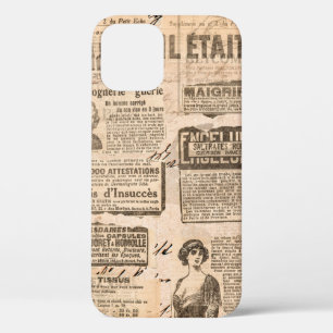 Funda Para iPhone 12 Fondo de estilo vintage creativo. Textura de papel