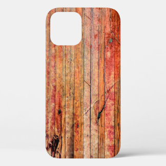 Funda Para iPhone 12 fondo de fondo de madera gruesa, abstracto, antigu