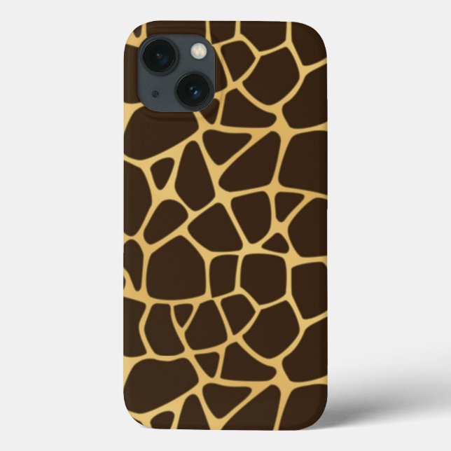 Funda De Case-Mate Para iPhone Fondo de Giraffe Visto (Reverso)
