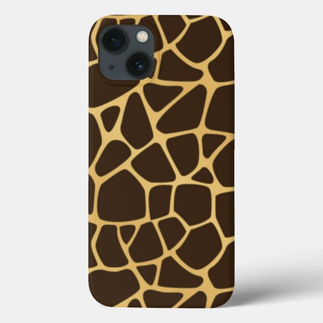 Funda De Case-Mate Para iPhone Fondo de Giraffe Visto (Reverso)