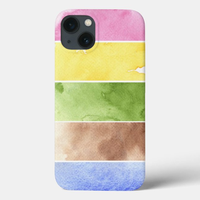 Funda De Case-Mate Para iPhone fondo de gran acuarela - pinturas de acuarela (Reverso)