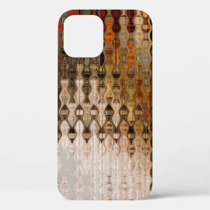 Funda Para iPhone 12 fondo de intersección geométrica abstracta