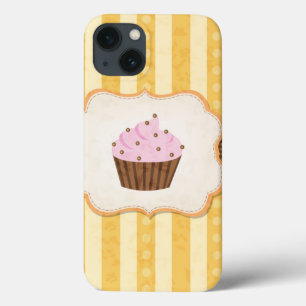 Funda Para iPhone 13 Fondo de la magdalena del vintage