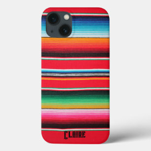Funda Para iPhone 13 fondo de la manta poncho nombre mexicano