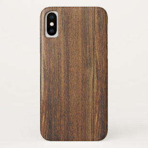 Funda Para iPhone X fondo de madera de roble