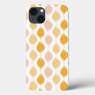 Funda Para iPhone 13 Fondo de oro abstracto del modelo del ogee