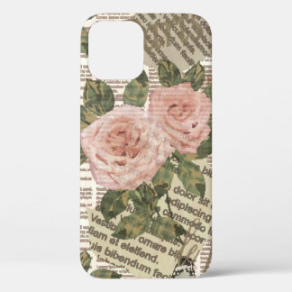 Funda Para iPhone 12 Fondo de pantalla de viaje de París. Periódico vin