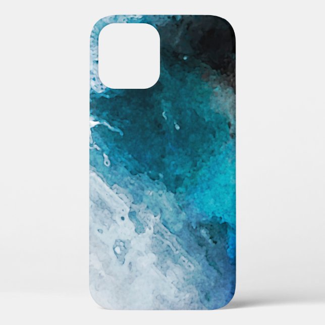Funda De Case-Mate Para iPhone Fondo de papel acuarela. Resumen Pintado Illu (Reverso )