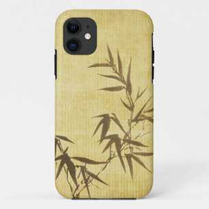Funda Para iPhone 11 Fondo de papel de bambú manchado Grunge