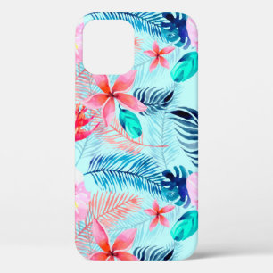 Funda Para iPhone 12 Fondo de papel digital tropical