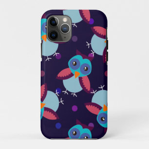 Funda Para iPhone 11 Pro fondo de patrón de búho