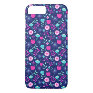 Funda Para iPhone 8 Plus/7 Plus Fondo de patrón floral corto
