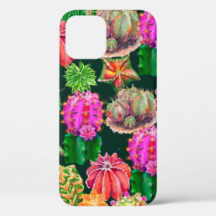 Funda Para iPhone 12 fondo de patrón floral ininterrumpido de actus, wa