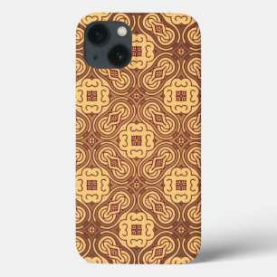 Funda Para iPhone 13 Fondo de patrón retro colorido