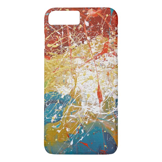 Funda De Case-Mate Para iPhone Fondo de pintura (Reverso)