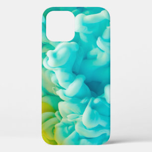 Funda Para iPhone 12 Fondo de salpicadura de pintura abstracta amarillo