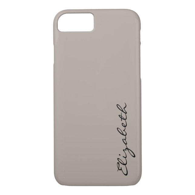 Funda De Case-Mate Para iPhone Fondo de Tan sencillo (Reverso)
