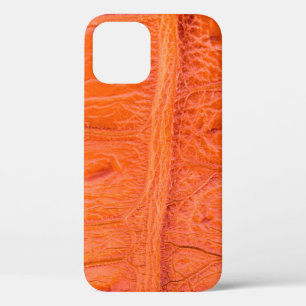 Funda Para iPhone 12 Fondo de textura de la piel del vientre de cocodri