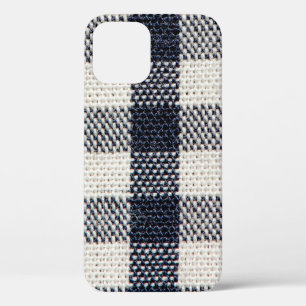 Funda Para iPhone 12 Fondo de textura de tela de franela.