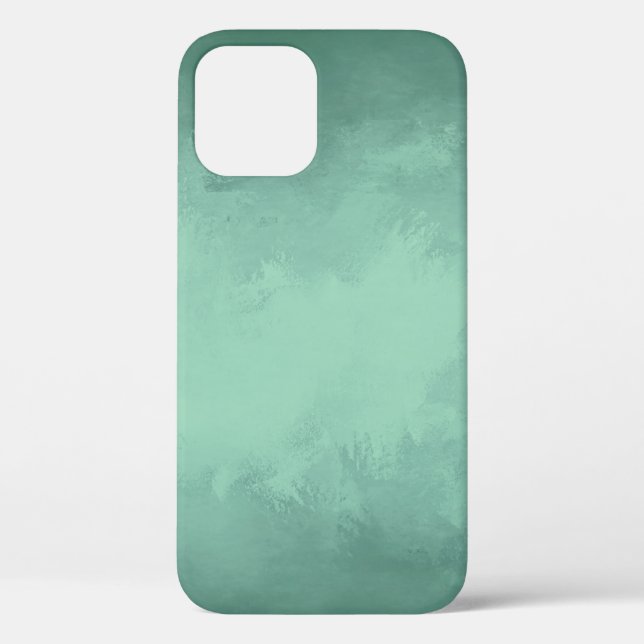 Funda De Case-Mate Para iPhone Fondo de textura verde acrílico (Reverso )
