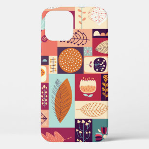 Funda Para iPhone 12 Fondo decorativo otoñal