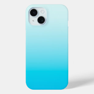 Funda Para iPhone 15 Fondo degradado azul acuático