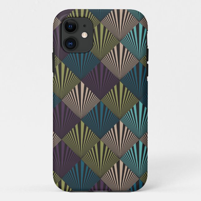 Funda De Case-Mate Para iPhone Fondo del arte pop (Reverso)