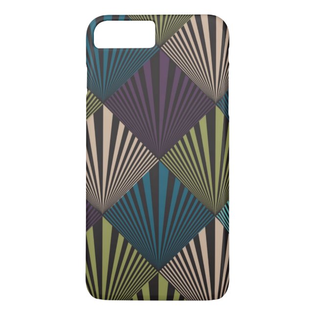 Funda De Case-Mate Para iPhone Fondo del arte pop (Reverso)