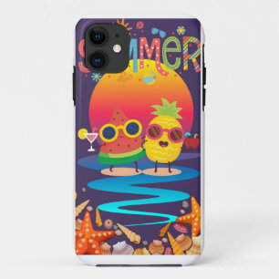 Funda Para iPhone 11 Fondo del atardecer del verano