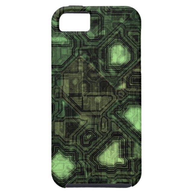 Funda De Case-Mate Para iPhone Fondo del circuito de ordenador (Atrás)