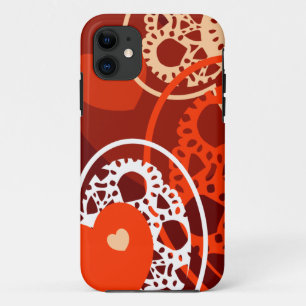 Funda Para iPhone 11 Fondo del corazón, estuche para iPhone