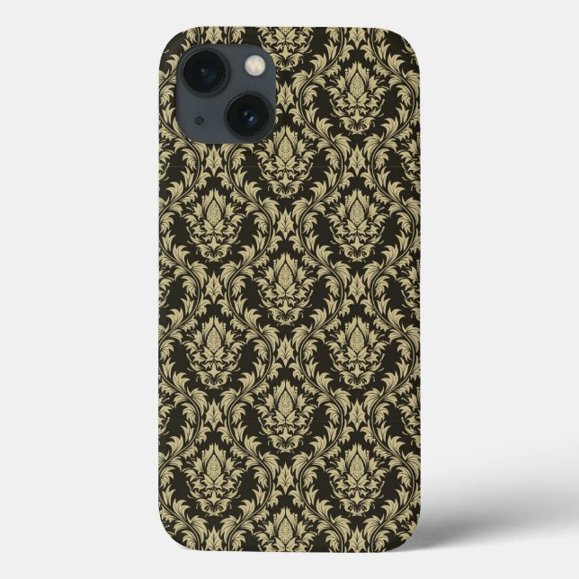 Funda De Case-Mate Para iPhone Fondo del Damasco (Reverso)