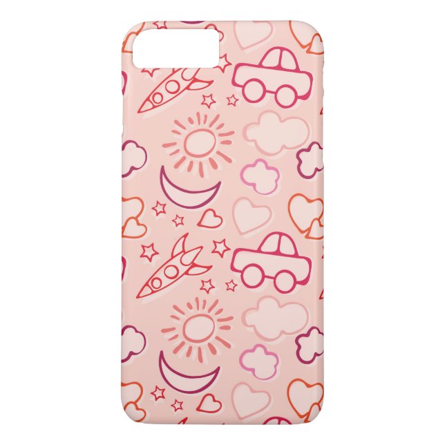 Funda De Case-Mate Para iPhone fondo del juguete (Reverso)