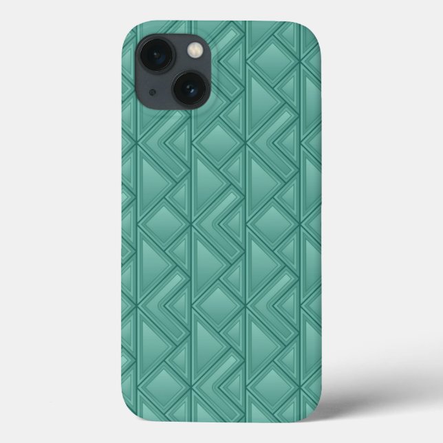 Funda De Case-Mate Para iPhone Fondo del mosaico (Reverso)