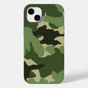 Funda Para iPhone 14 Plus De Case-Mate Fondo del patrón de camo verde de Guay Manly Mili