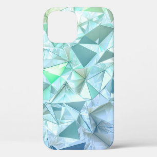 Funda Para iPhone 12 Fondo del triángulo de cristal.
