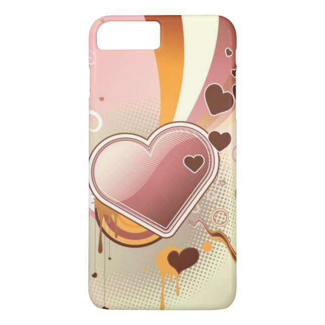 Funda De Case-Mate Para iPhone Fondo diseñado del diseño (Reverso)