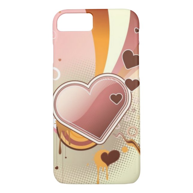 Funda De Case-Mate Para iPhone Fondo diseñado del diseño (Reverso)