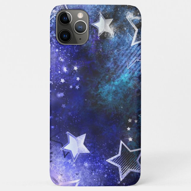 Funda De Case-Mate Para iPhone Fondo espacial con estrellas (Reverso)