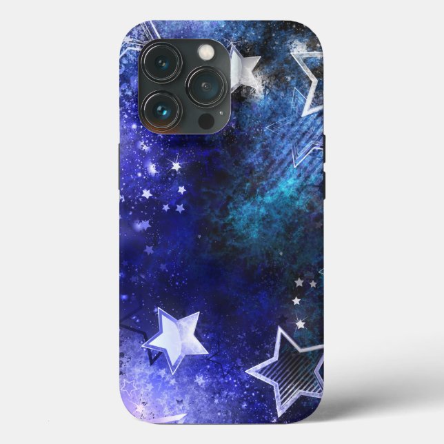 Funda De Case-Mate Para iPhone Fondo espacial con estrellas (Reverso )