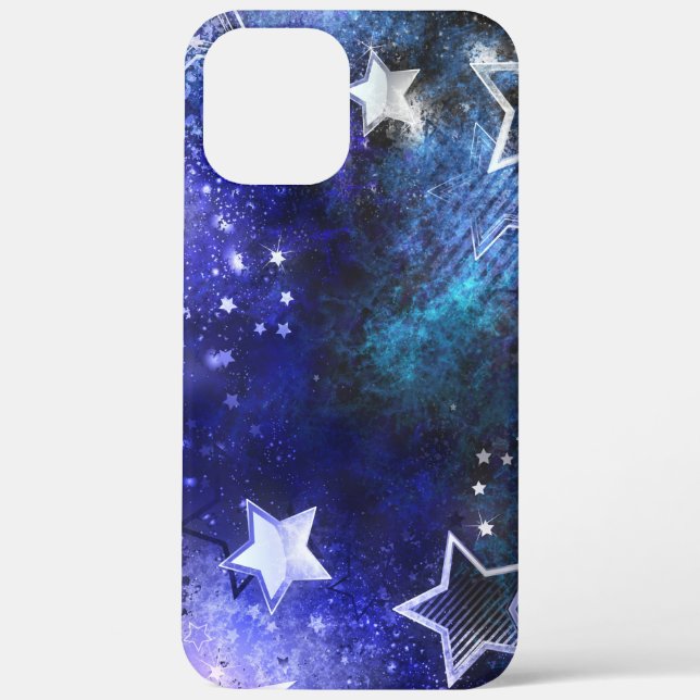 Funda De Case-Mate Para iPhone Fondo espacial con estrellas (Reverso )
